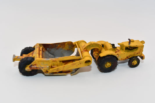 Belly pan Cat DW20 open cab and posable Pan in HO scale