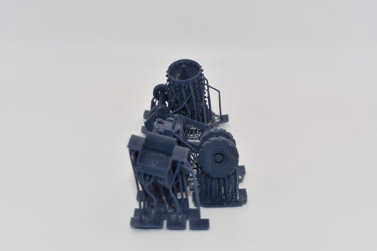 Compactor Cat DW20 open cab in HO scale