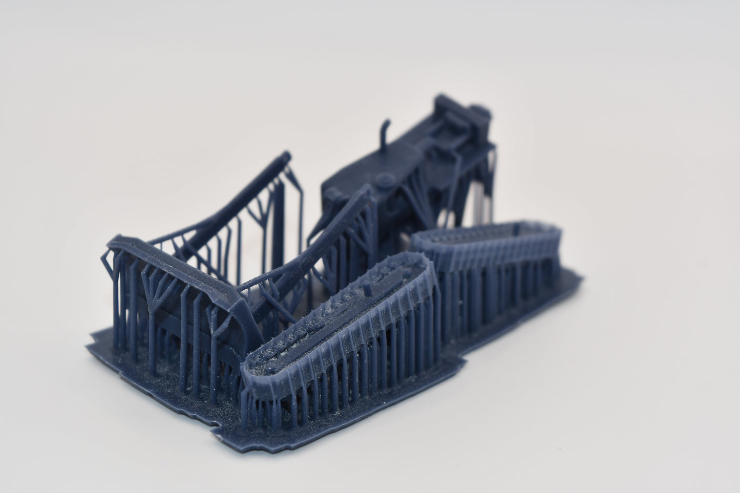 N Scale Dozer D9D open cab and posable blade kit