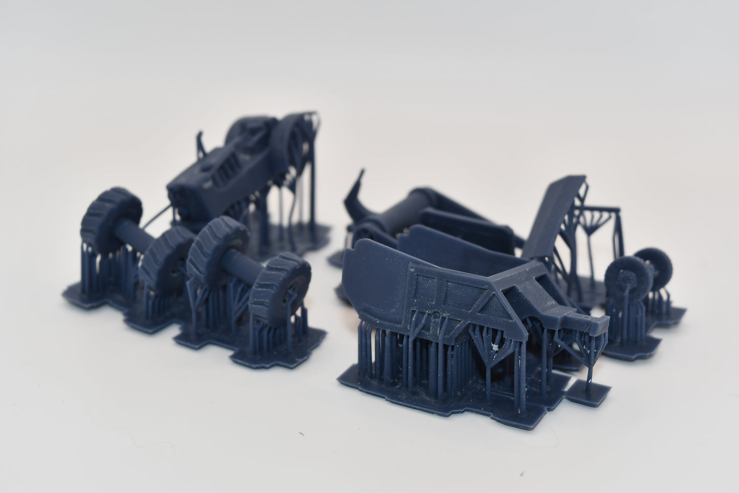 N Scale Belly pan Cat DW20 open cab and posable Pan