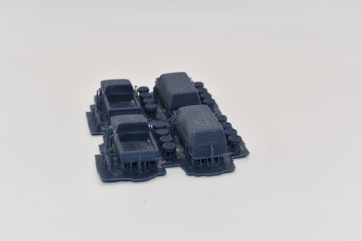 N scale resin F150 pickup truck and E150 van kits