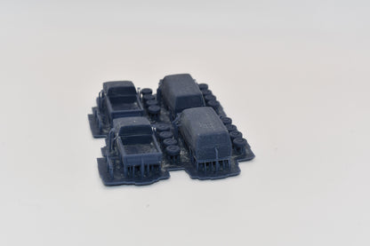 N scale resin F150 pickup truck and E150 van kits