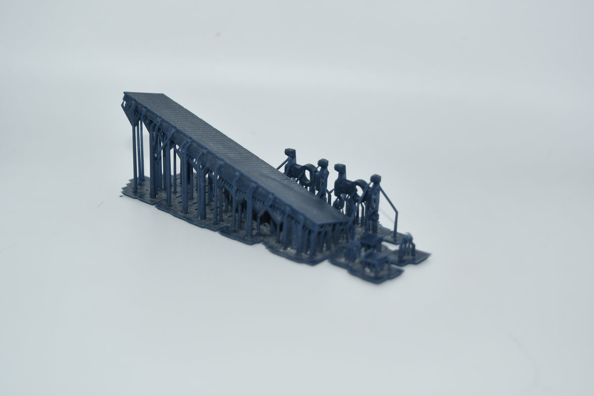 Fm flat car in HO scale