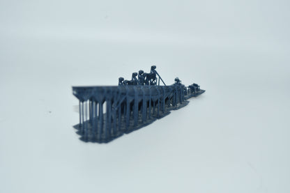 N scale FM flat car