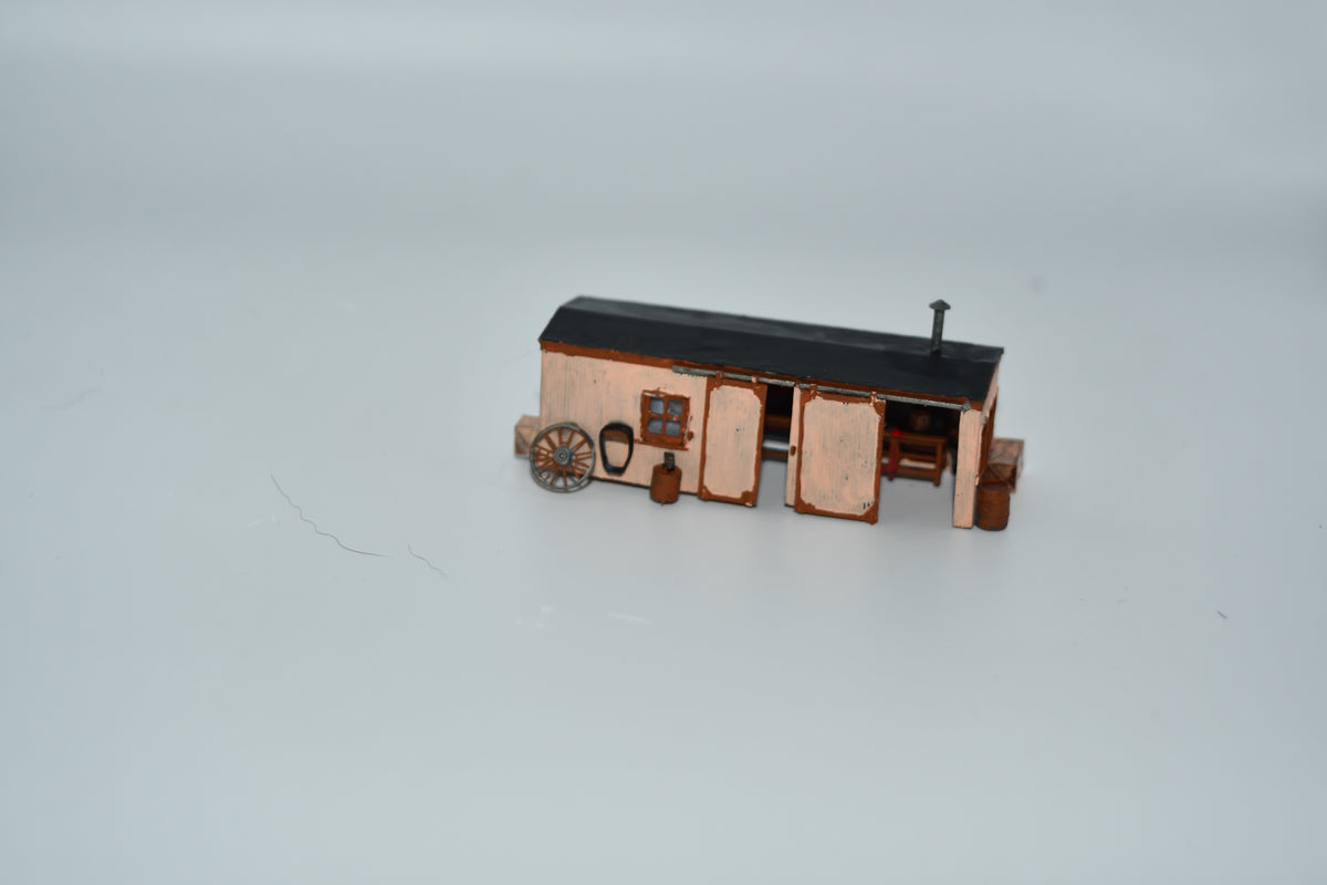 Trackside workshop in N scale