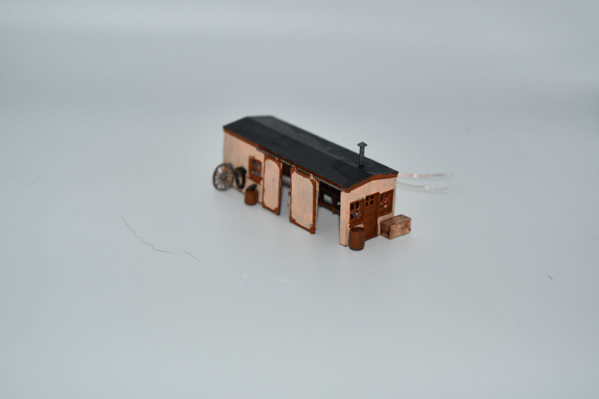 Trackside workshop in N scale