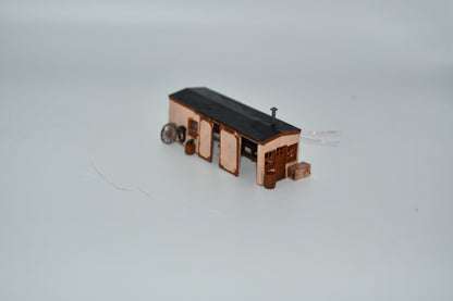 Trackside workshop in N scale