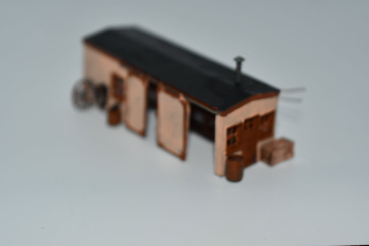 Trackside workshop in N scale
