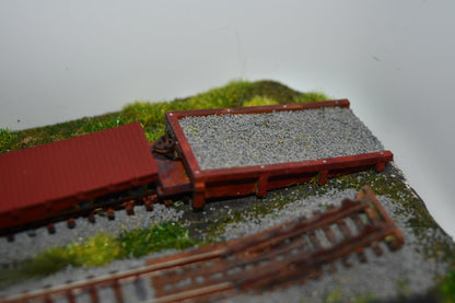 N scale earthen track bumper kit