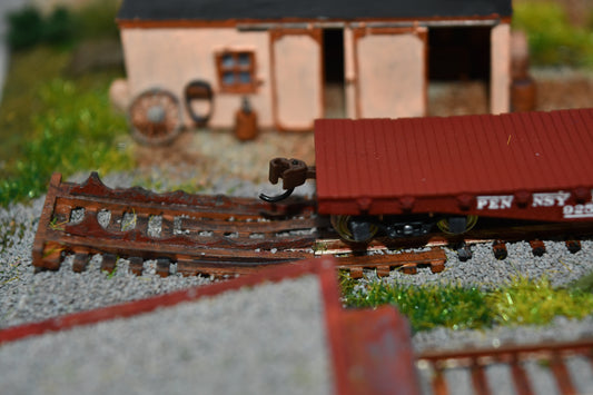 N scale Saunders style track bumper kit