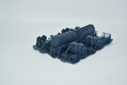 N scale 1953-1972 International RD190 fuel oil and propane truck kit