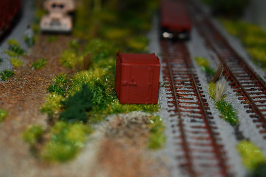 N scale Prr SD1 containers