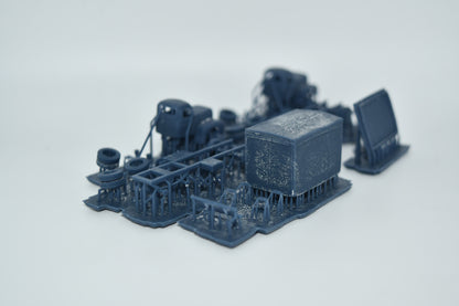 N scale 1953-1972 International RD190 box truck and tractor kit