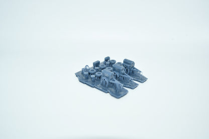 N Scale construction trailers kit