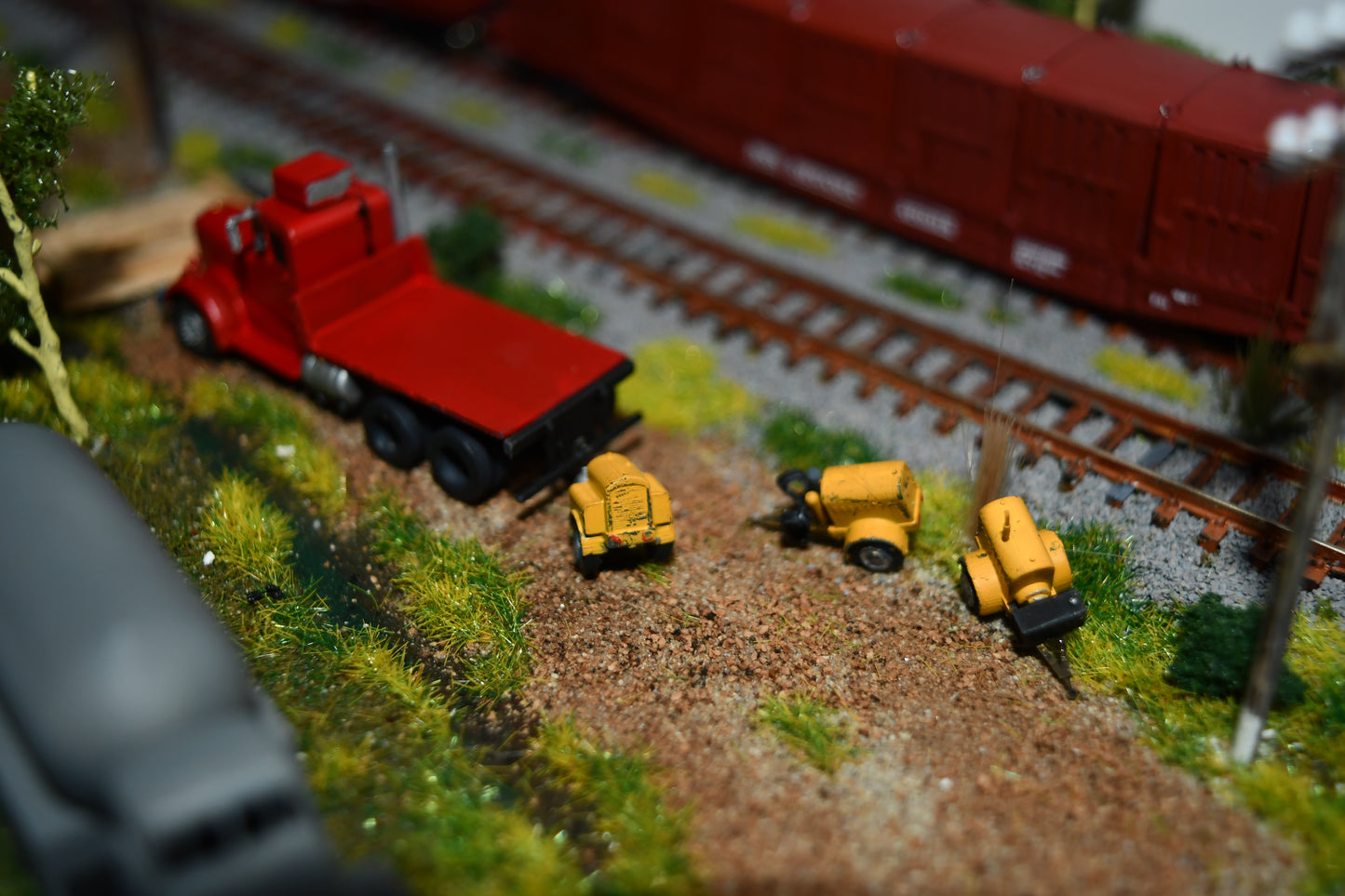 N Scale construction trailers kit