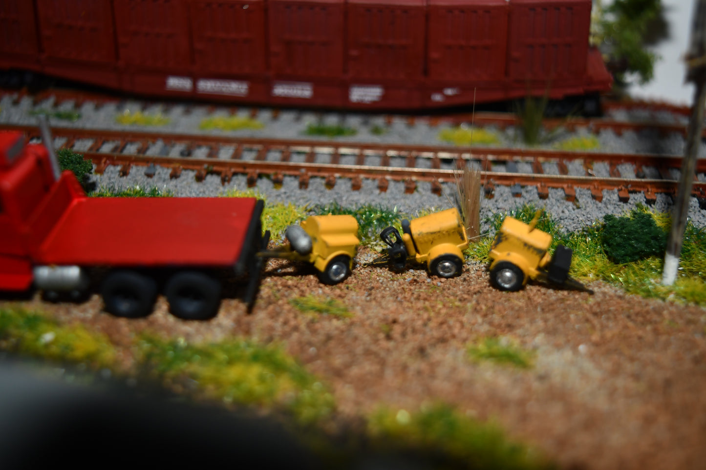 N Scale construction trailers kit