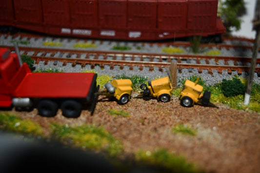 N Scale construction trailers kit