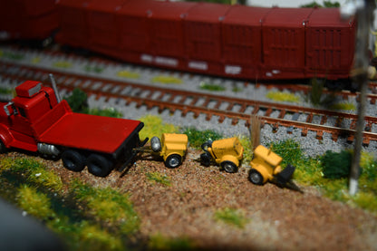 N Scale construction trailers kit