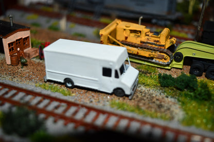 Modern parcel delivery van kit