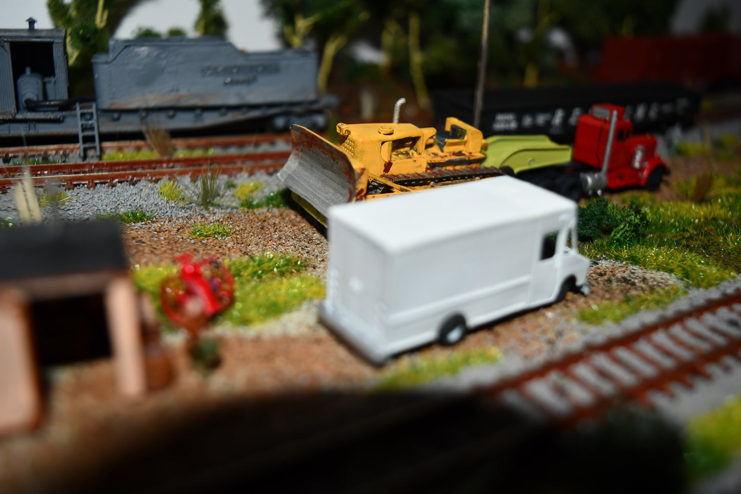 Modern parcel delivery van kit