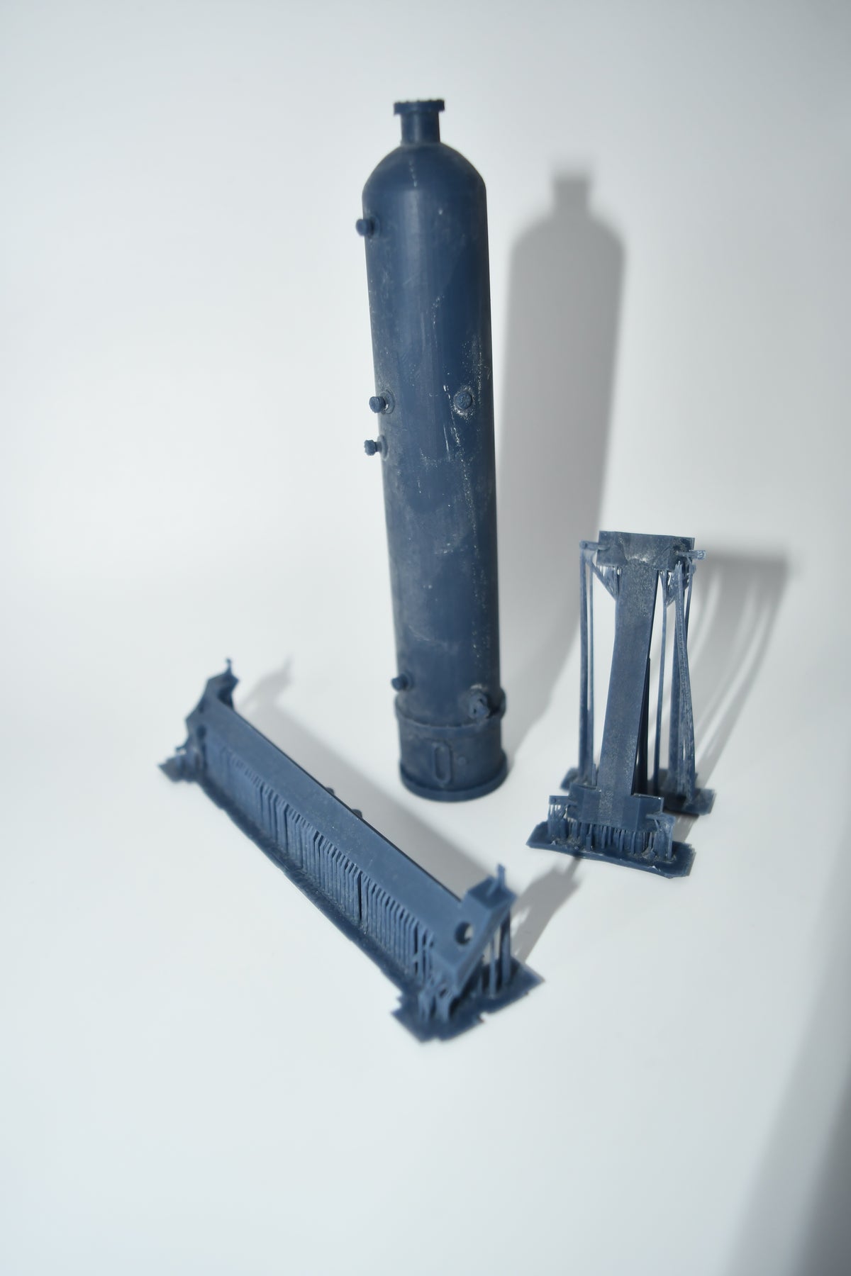 Heavy flat car reactor load