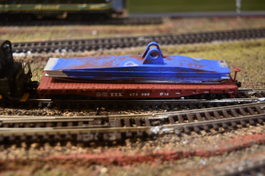 Drag line foot load in N scale