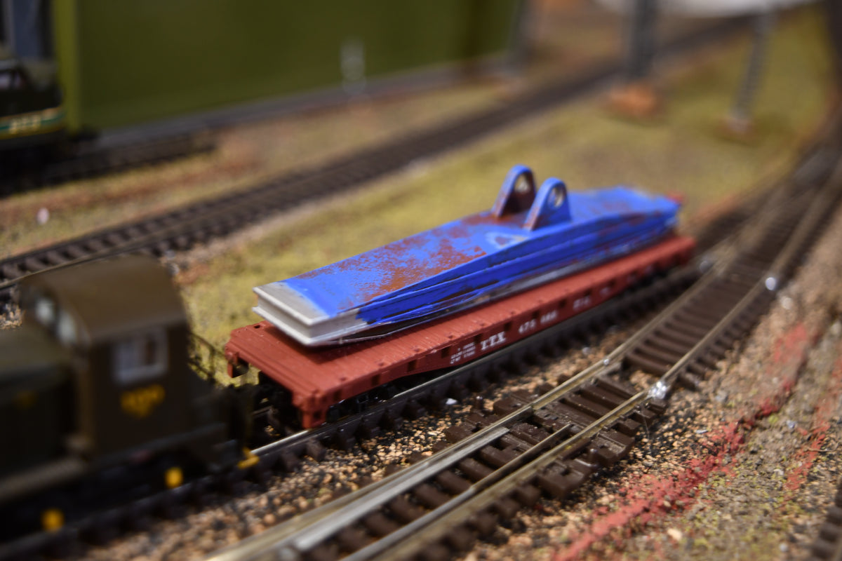 Drag line foot load in N scale