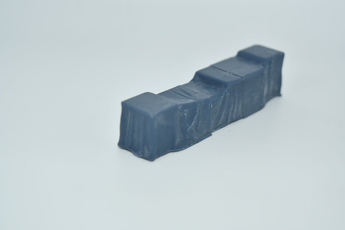 Tarped crates load in N scale