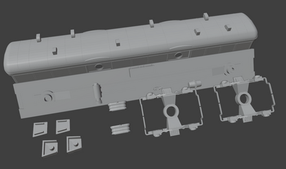 PRR b60b baggage car preorder in N scale