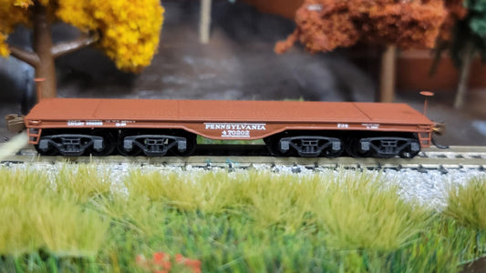 HO scale PRR F34 flat car resin kit